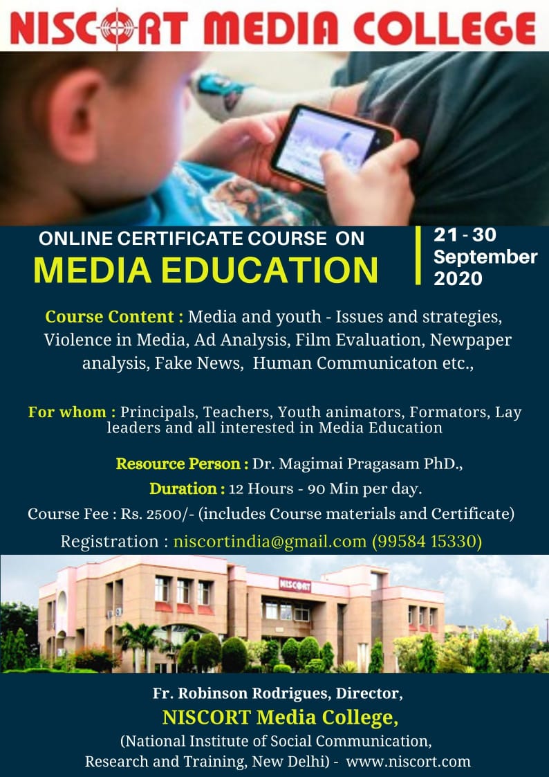 Curso certificado en línea de educación en medios