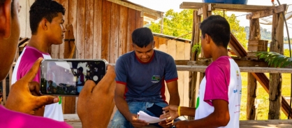 Educommunication in a Sustainable Amazon Foundation project