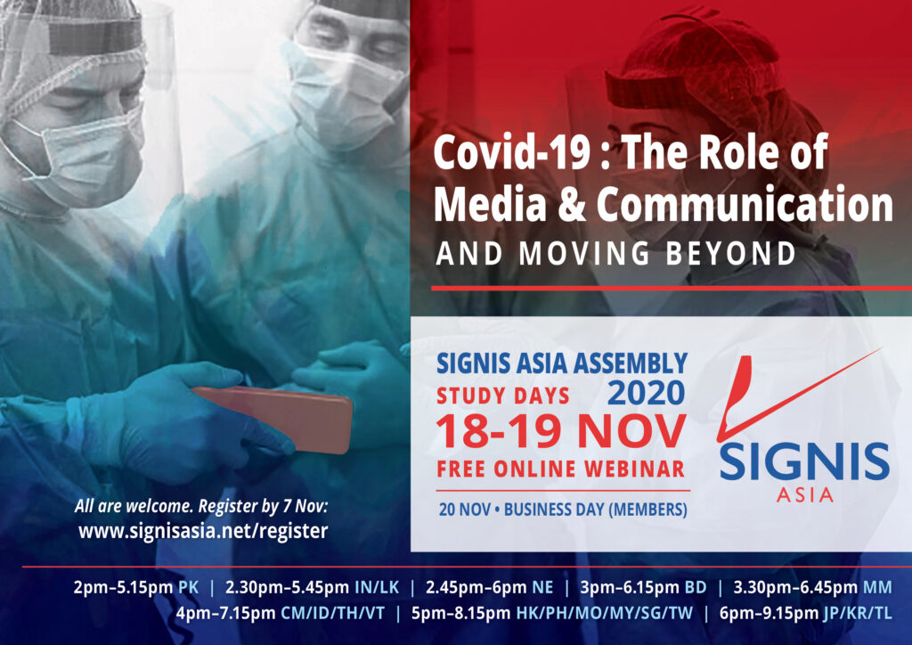 “Covid-19: The Role of Media & Communication and Moving Beyond”.