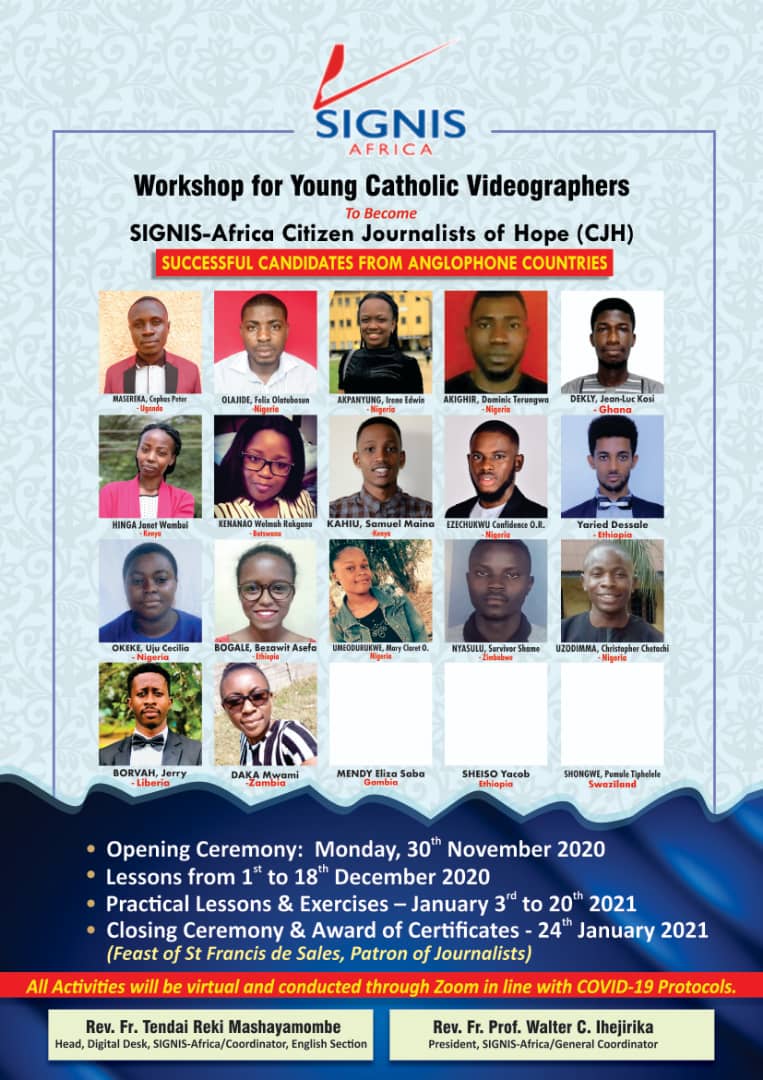 Workshop para Jovens Videógrafos Católicos