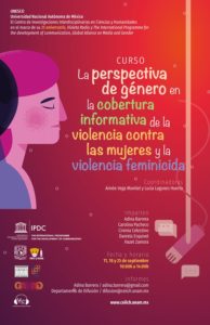 Curso sobre o tratamento da violência de gênero no jornalismo