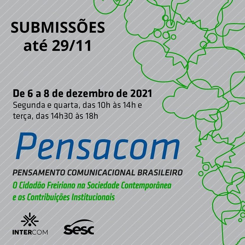 VII Conférence sur la pensée communicative brésilienne - Pensacom Brasil 2021