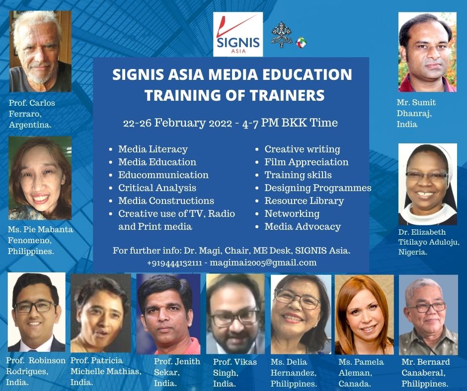 Taller de Educomunicación para educadores de SIGNIS Asia 
