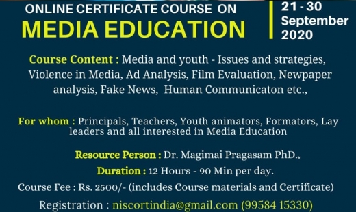 Online Certified Media Education Course