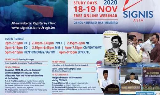 International webinar on "COVID-19 and the role of the media" by SIGNIS ASIA