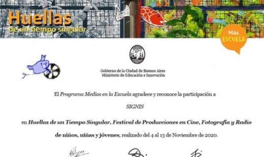 Programa Medios en la Escuela agradece a SIGNIS Argentina